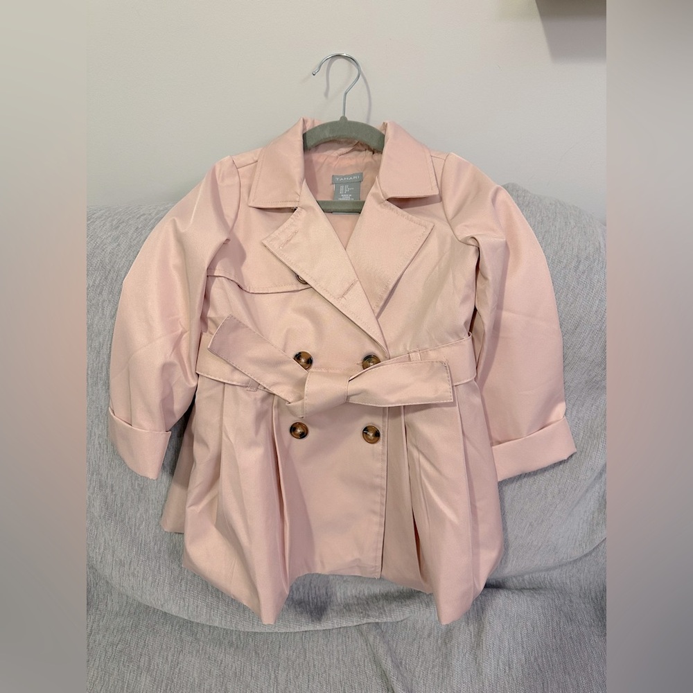NEW Tahari Toddler Trench Coat 4T